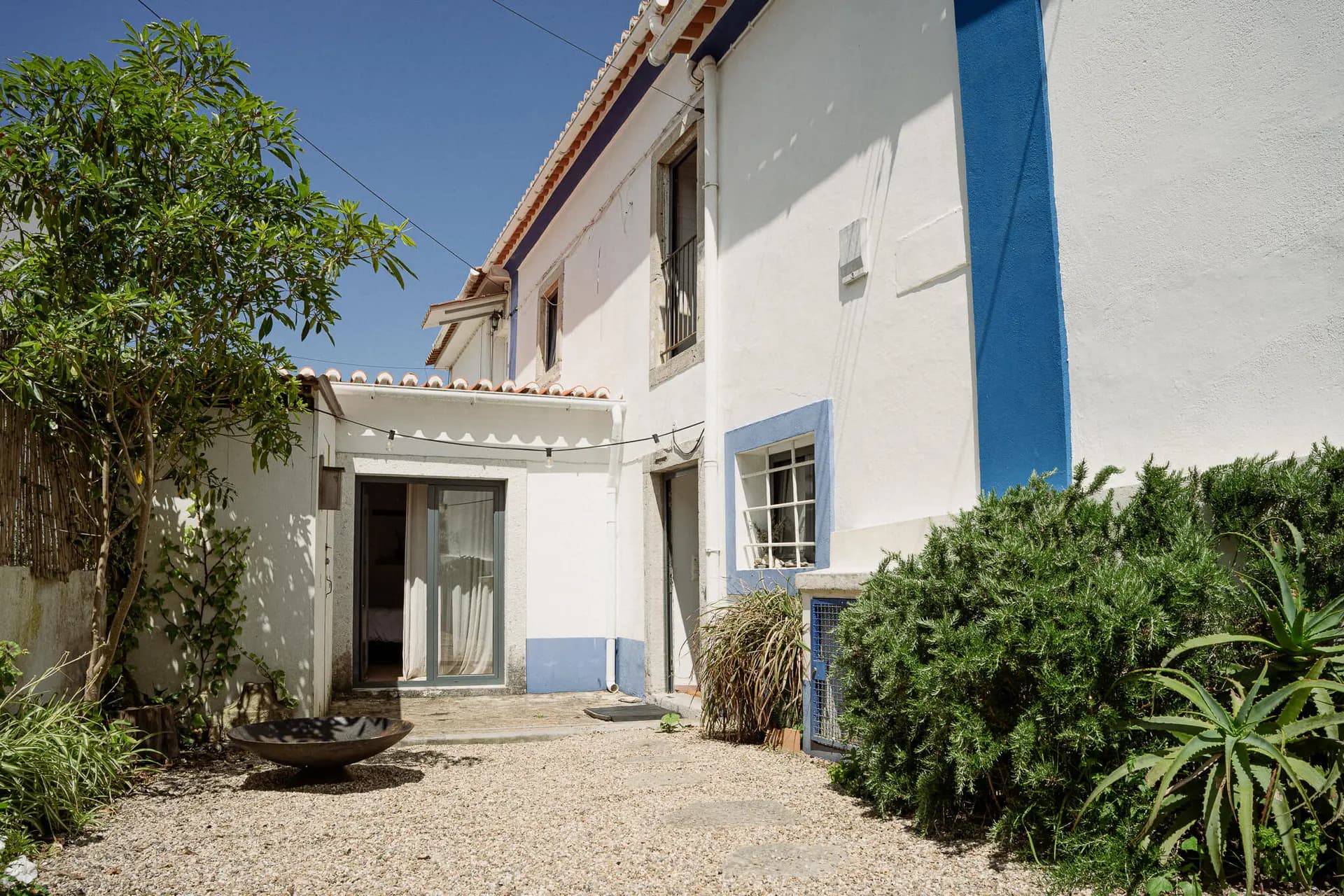 Front yard and garden entrance